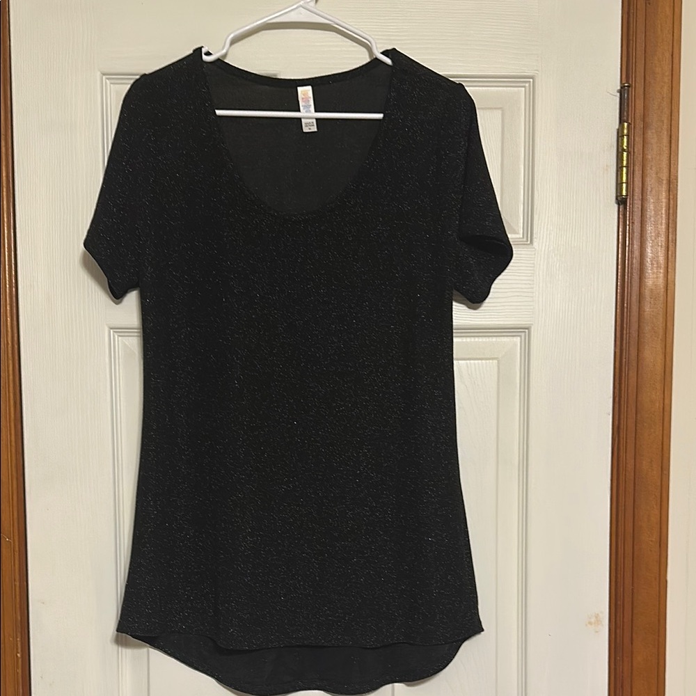 Black Sparkle Women's Top lularoe size M brand new condition